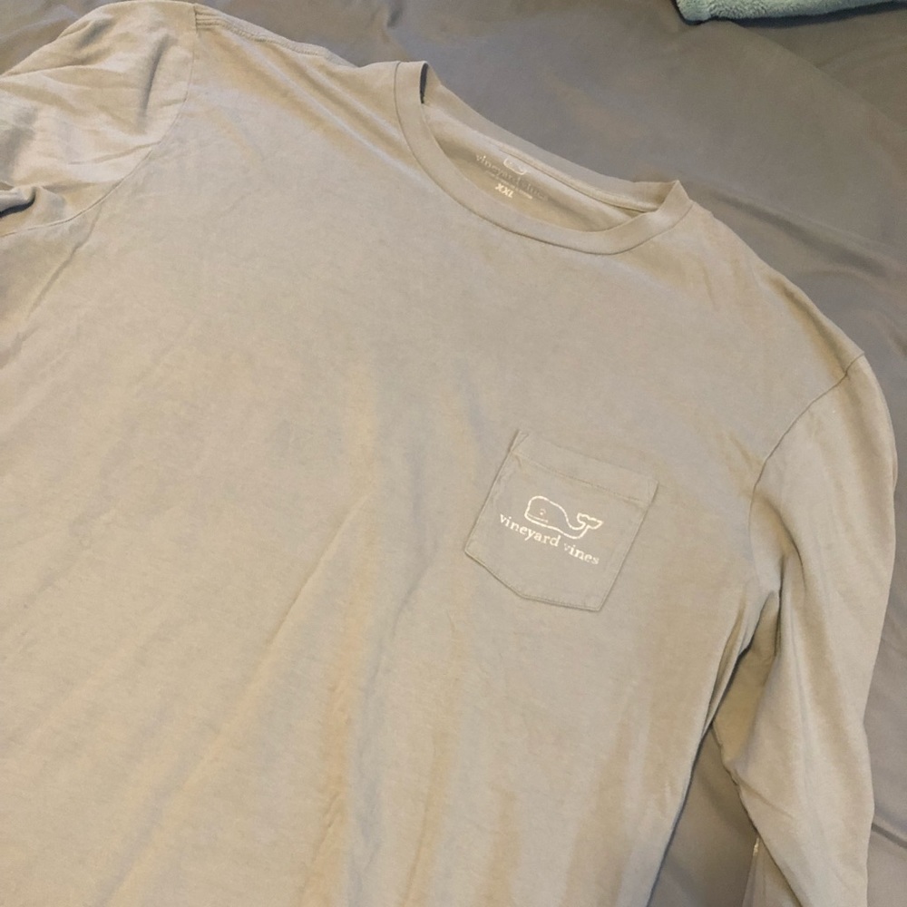 Men’s Long Sleeve Vineyard Vines (Grey) Shirt